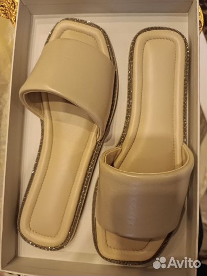 Brunello Cucinelli сабо беж 40р