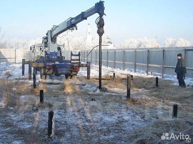 Винтовые сваи, монтаж свай