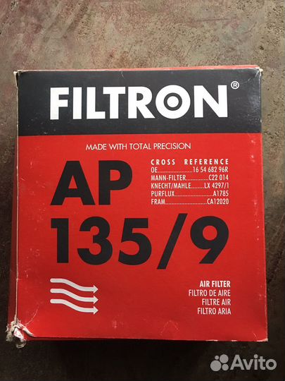 Воздушный фильтр рено 165468296R