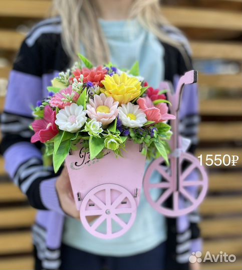 Букеты из мыла ручной работы