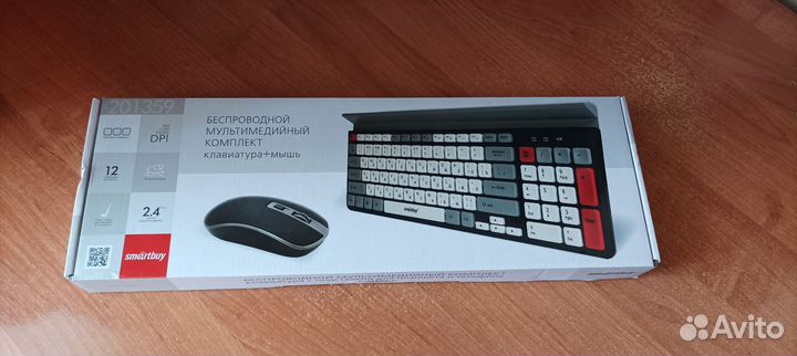 Беспроводной комплект клавиатура + мышь Smartbuy