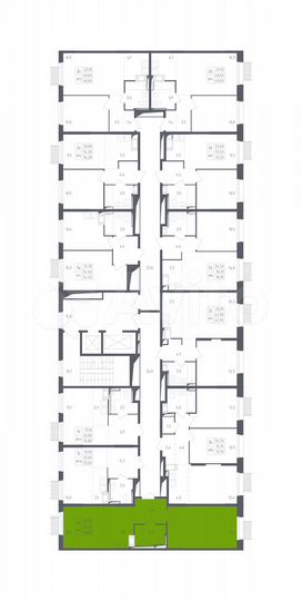 2-к. квартира, 48,2 м², 2/17 эт.