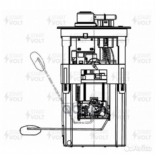 Бензонасос в сборе KIA picanto 04- 1.0I SFM2703