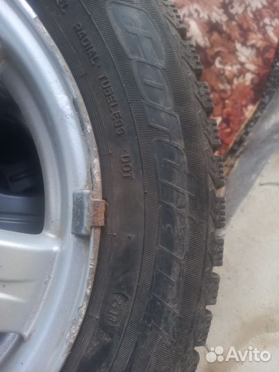Зимние колеса r14 на ваз 4шт