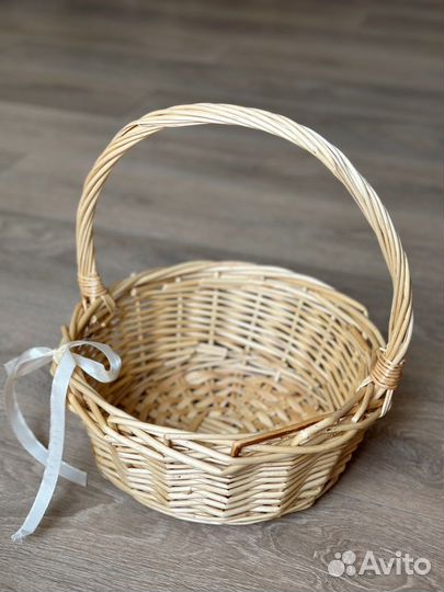 Корзина плетеная большая