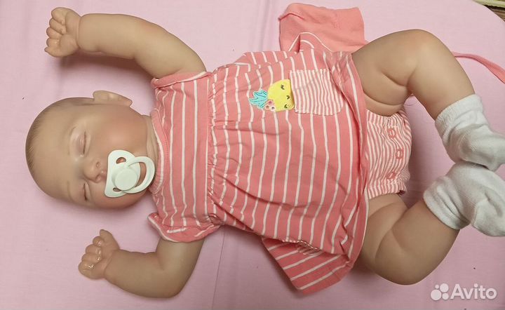 Сплюшечка реборн новая 50 см