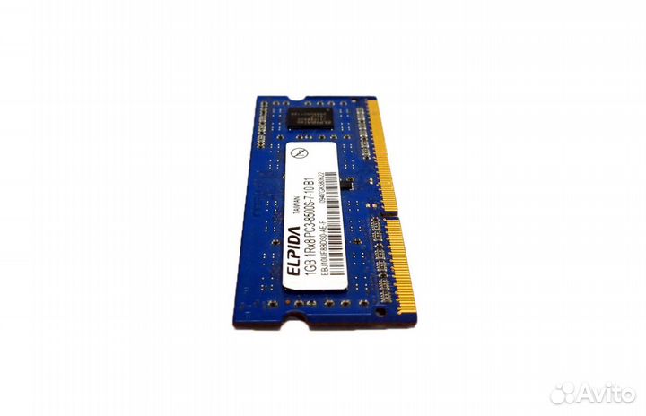 Оперативная память SO-dimm DDR3 1Gb PC3-8500S Elp