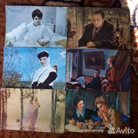 Открытки-Кадры из кинофильмов времен СССР