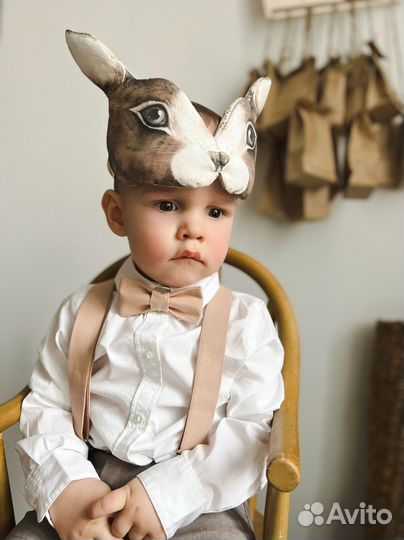 Бабочка и подтяжки на годик день рождения