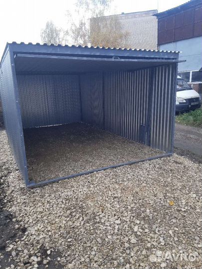 Гараж металлический хозблок