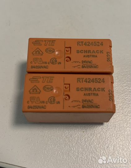 Реле RT424524 schrack Avstria 0A/250VAC