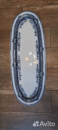 Блюдо антикварное Кузнецов размер 65х25