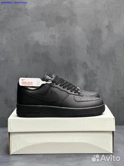 Кроссовки nike air force 1 black (Арт.84382)