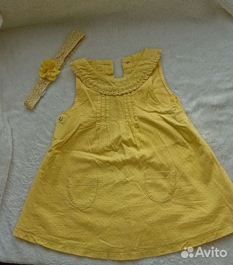 Платье для девочки 68 74 размер