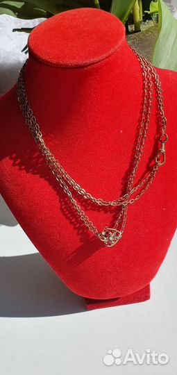 Антикварное колье - цепь бегунок золото дубле 300