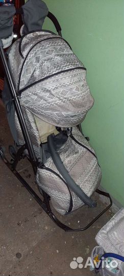 Коляска санки