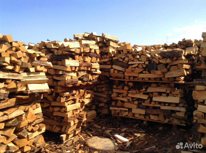 Дрова дубовые колотые
