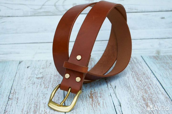 Кожаный ремень 