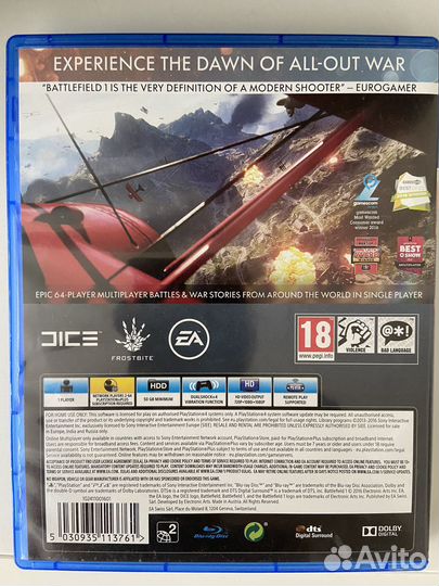Battlefield 1 ps4