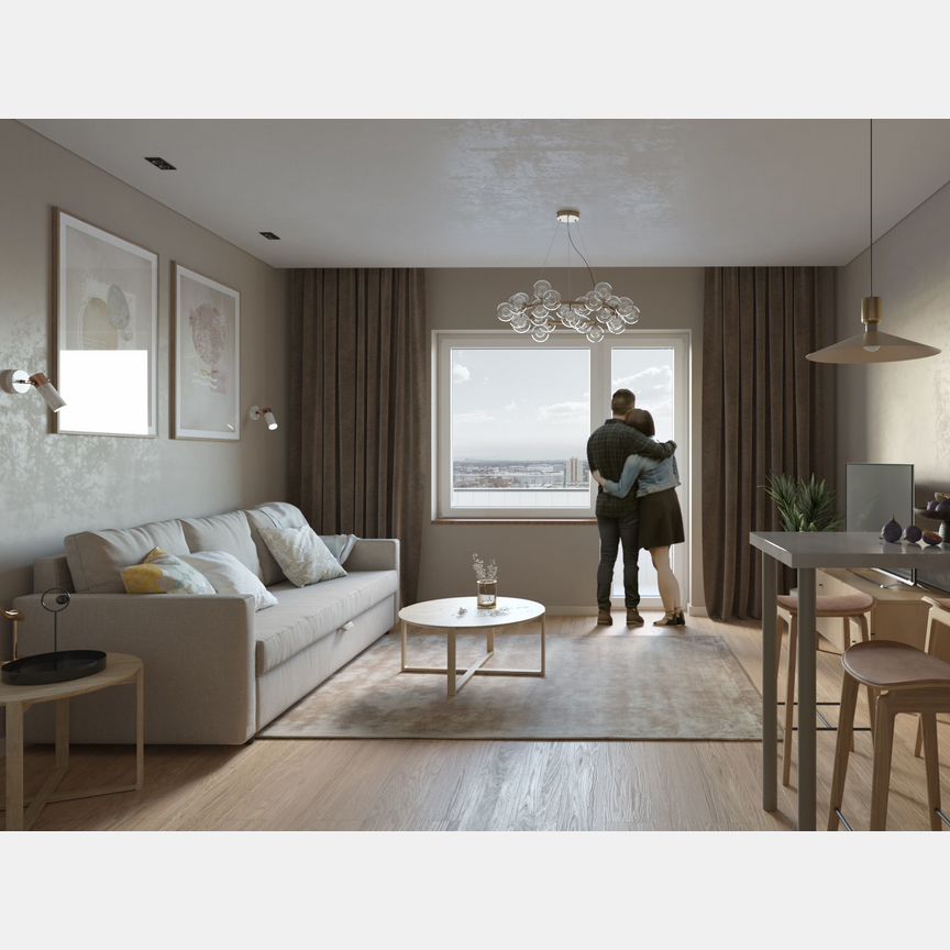 1-к. квартира, 39,1 м², 6/16 эт.