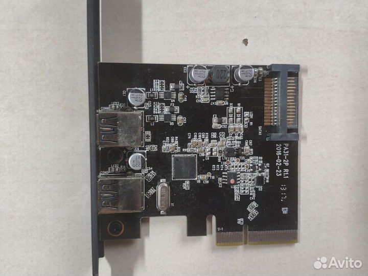 USB 3.2 v2 10Гб адаптер pci-e х4