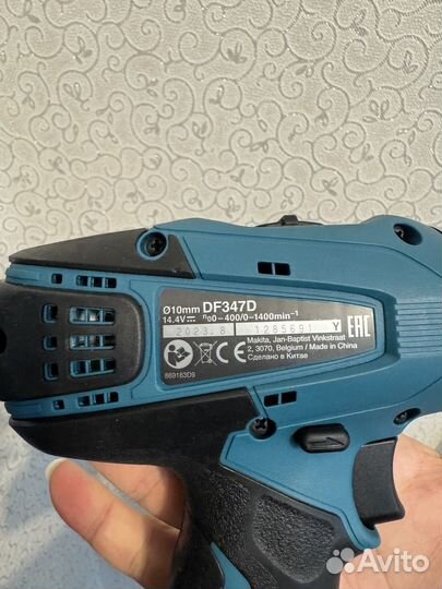 Шуруповерт Makita DF347DWE