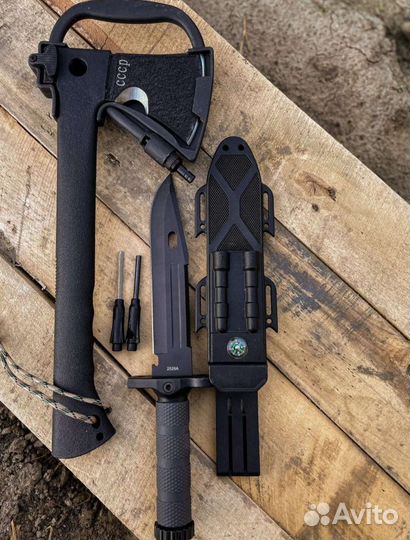 Топор с ножом