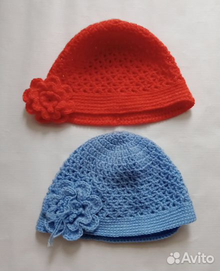 Шапочки вязаные новые