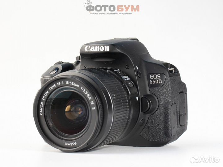 Фотоаппарат Canon 650D kit 18-55 IS II