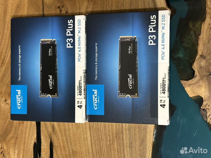 Новый SSD M2 4Tb Crucial P3 Plus CT4000