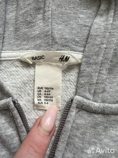 Толстовка облегченная H&M 110