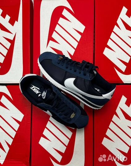 Nike Cortez Vintage синие нейлон