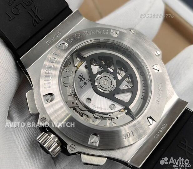 Часы Hublot Big bang механика хронограф новые