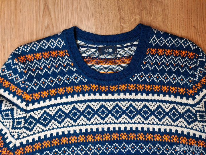 Свитер мужской с орнаментом Colin's XL(52)