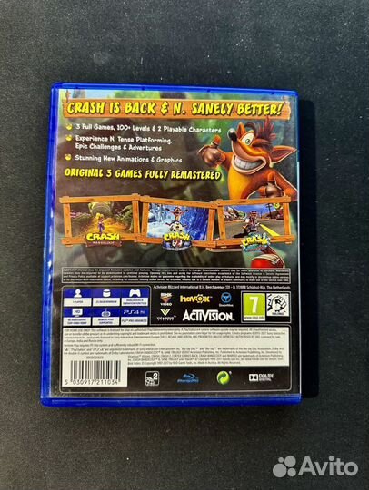 Crash Bandicoot N Sane Trilogy ps4