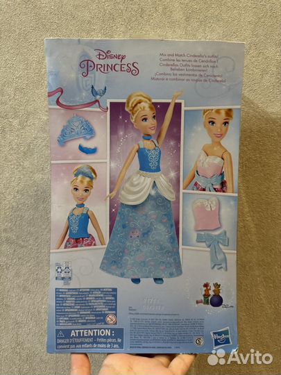 Новый Disney Princess Hasbro Золушка 2наряда E9591