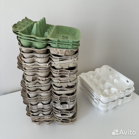 Лотки картонные для куринных яиц бумажные