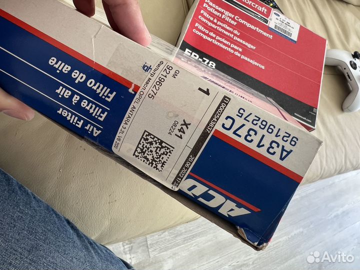 Филтр шевроле камаро acdelco a3137c 92196275