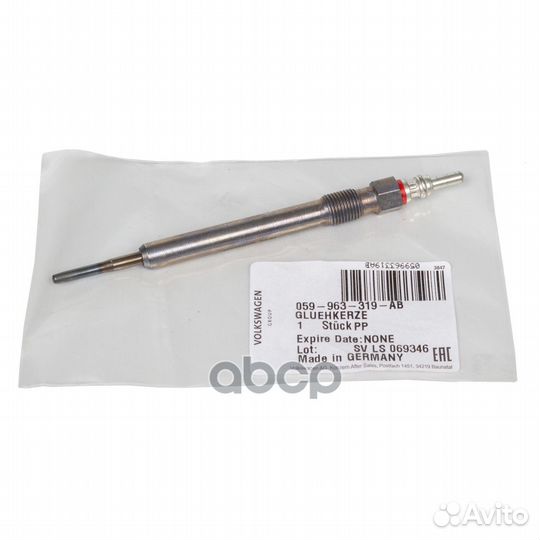 Свеча накаливания 059963319AB VAG