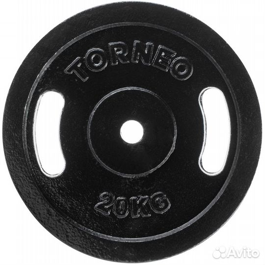 Блин Torneo стальной, 20 кг 2 шт
