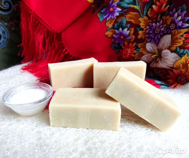 Натуральное мыло на козьем молоке. Ручная работа