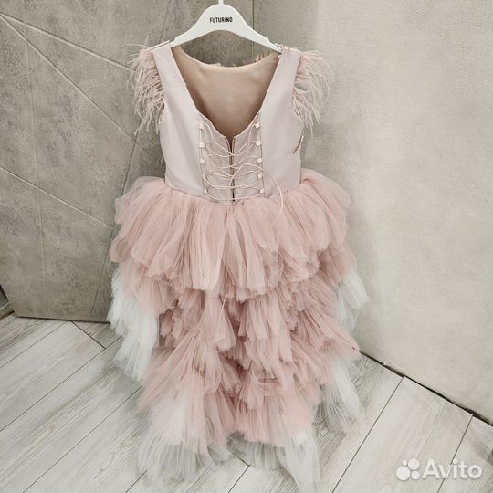 Нарядное платье для девочки 122 128 134