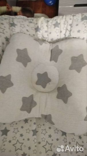 Кокон для новорожденных+ортопедическая подушка