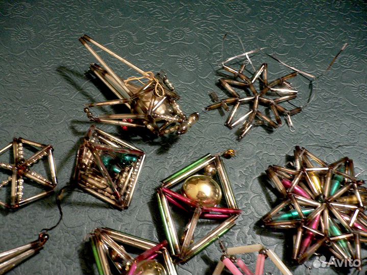 Игрушки стеклярус, СССР