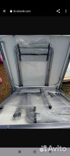 Стол туристический раскладной и 4 стула