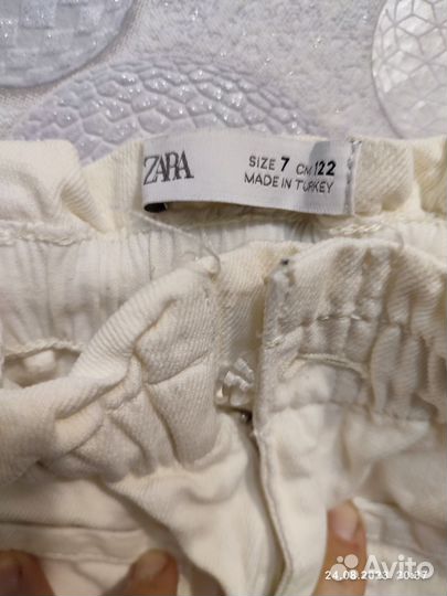 Джинсы zara для девочки 122