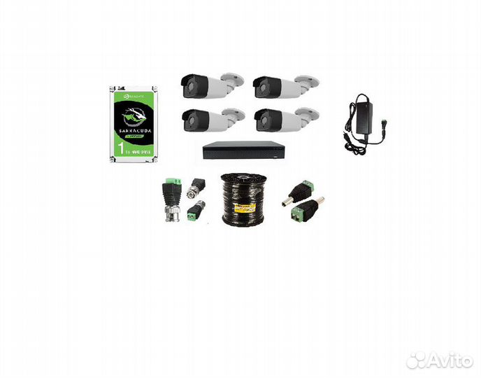 Готовый комплект видеонаблюдения