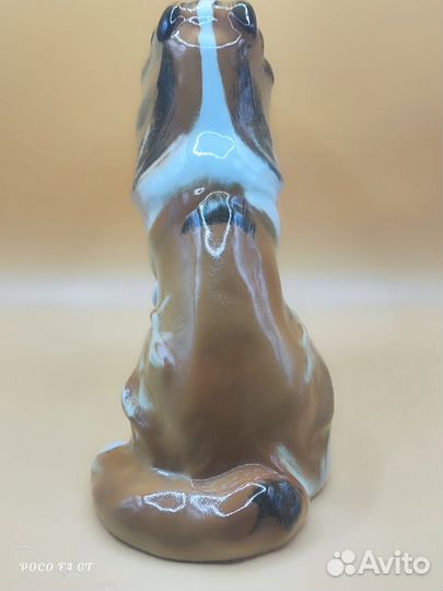 Фарфоровая статуэтка Колли лфз СССР