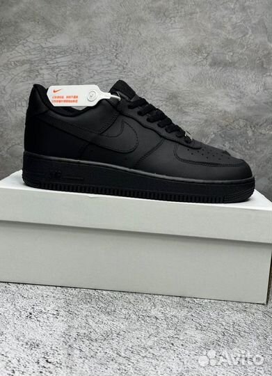 Кроссовки Nike Air Force 1 Supreme Black