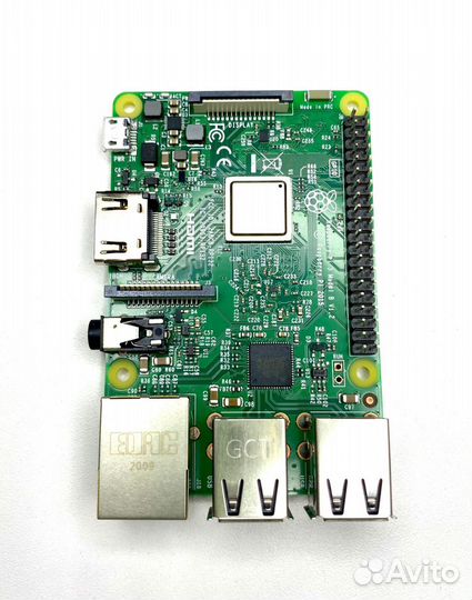 Мини пк raspberry Pi 3 Model B, lpddr2 1гб